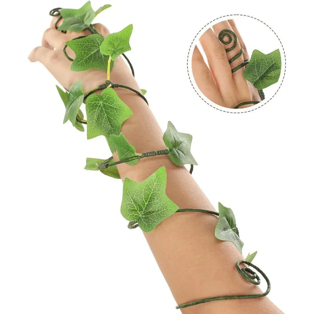 Fairy Ivy Arm Wrap Woodland Elf Costume Nature-Inspired Accessory for Women